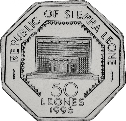 фото Сьерра-Леоне 50 леоне 1996 AU-UNC