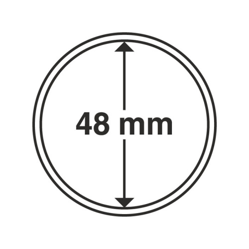 фото Капсула для монеты 48 мм, Leuchtturm