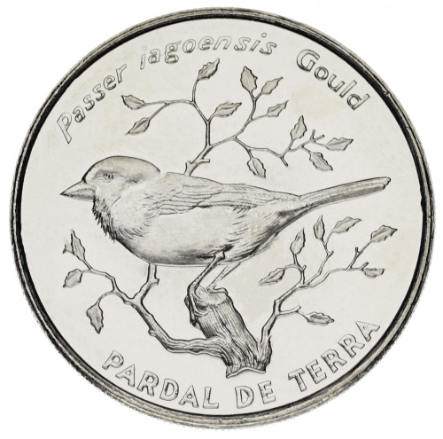 фото Кабо-Верде набор из 6 монет 1994 UNC Птицы 1, 5, 10, 20, 50, 100 эскудо