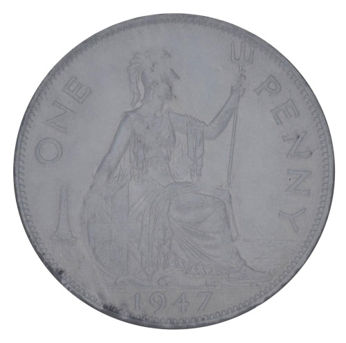 фото Великобритания 1 пенни 1947 F-VF
