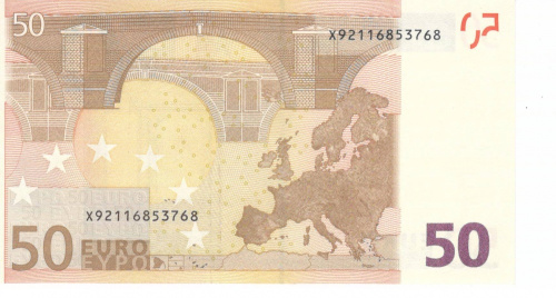 фото Германия 50 евро 2002 Х E005 UNC