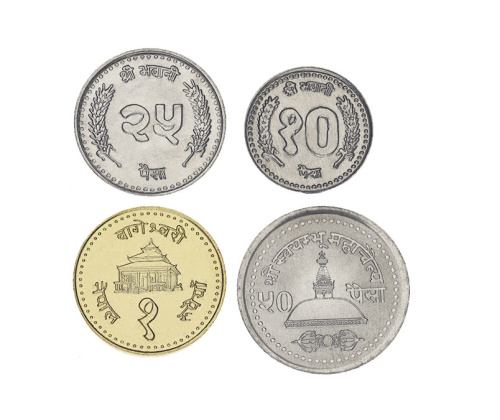 фото Непал набор из 4 монет 1994-2009 UNC