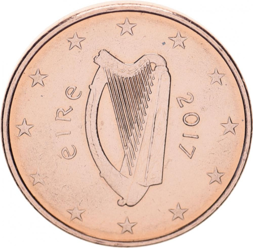 фото Ирландия 5 центов 2017 UNC