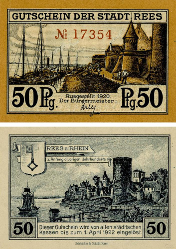 фото Германия Нотгельд  50 пфеннигов 1920  F-VF  Рес