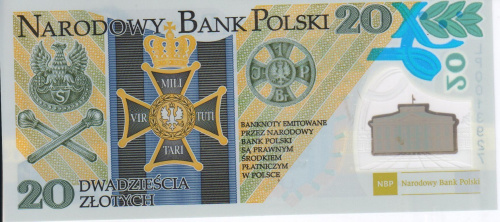 фото Польша 20 злотых 2014 UNC (P187)