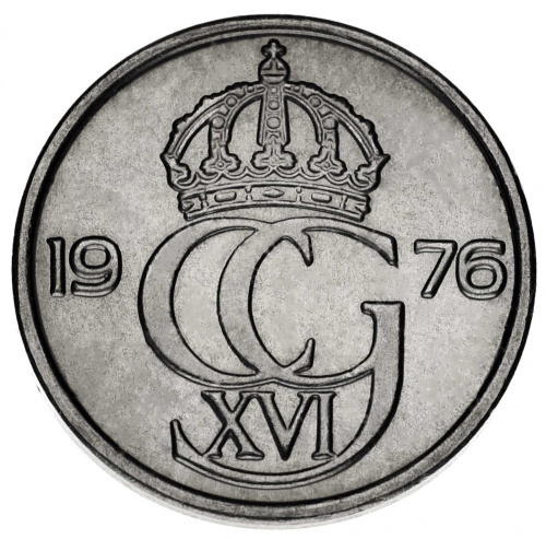 фото Швеция 50 эре 1968-1976 AU-UNC