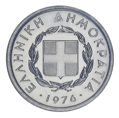фото Греция 20 лепт 1976 UNC (KM#114)