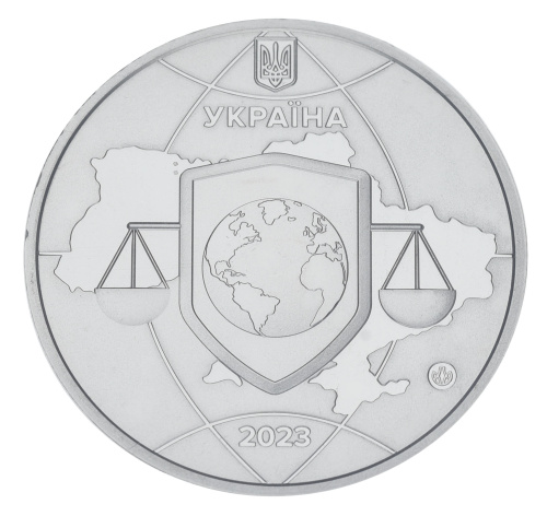 фото Украина Памятная медаль 2023 UNC Объединенные ради справедливости