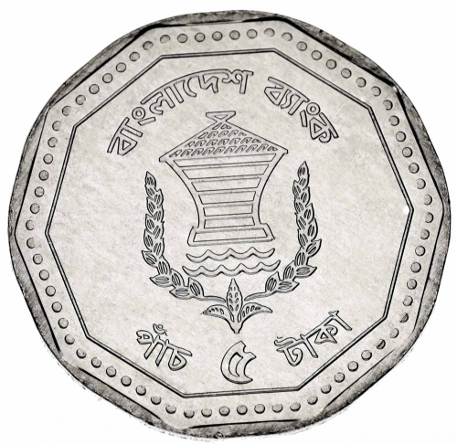 фото Бангладеш 5 така 2012 UNC (KM#33)