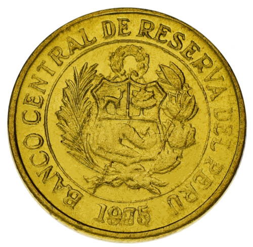 фото Перу 20 сентаво 1975 F-VF