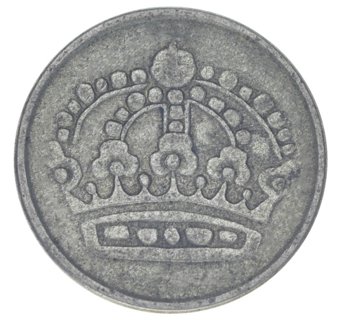 фото Швеция 25 эре 1954 Серебро F-VF (Ag 400, 2,32 грамма)