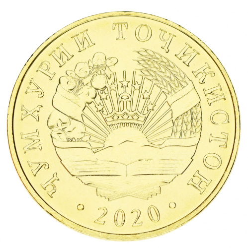 фото Таджикистан 10 дирам 2020 UNC