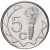 фото Намибия 5 центов 2015 UNC (KM#1)