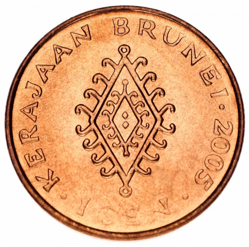 фото Бруней 1 сен 2005 VF-AU (KM#34)