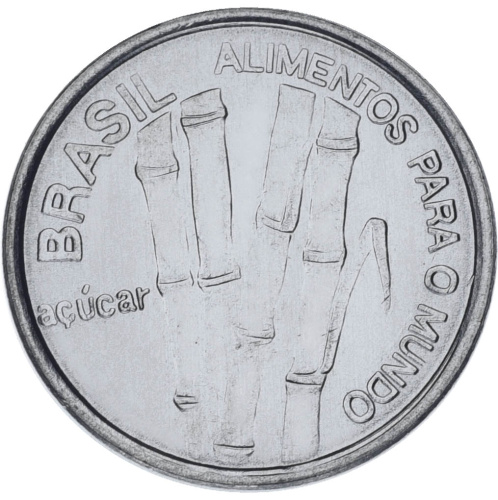 фото Бразилия 1 крузейро 1985 UNC