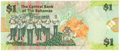 фото Багамы 1 доллар 2008 UNC (P71)