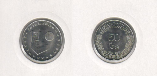 фото Ливия 50 дирхамов 2014 UNC (KM#32)