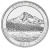 фото США 25 центов (квотер) 2010 P «Национальные парки - Гора Худ (5-й парк )» UNC (KM#473)