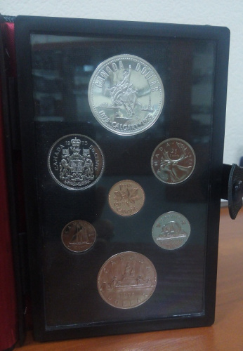 фото Канада набор из 7 монет 1975 Proof