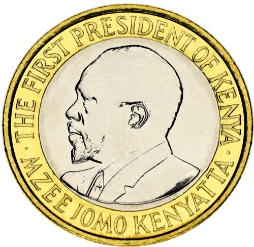 фото Кения 10 шиллингов 2005-2010 Биметалл UNC
