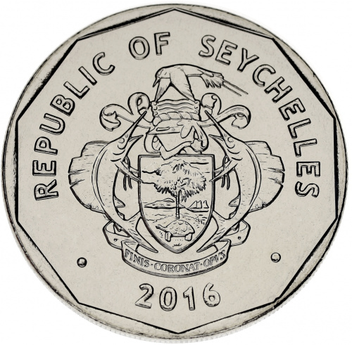 фото Сейшельские острова 5 рупий 2016 UNC