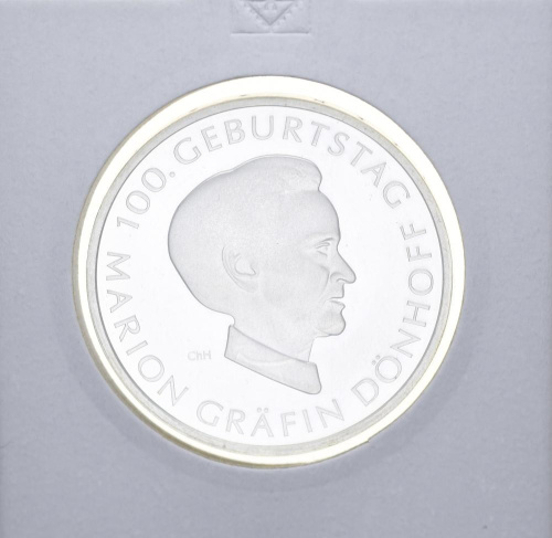 фото Германия 10 евро 2009 «Марион Донхофф» Серебро UNC