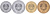 фото Приднестровье набор из 4 монет 2005 UNC 5, 10, 25, 50 копеек