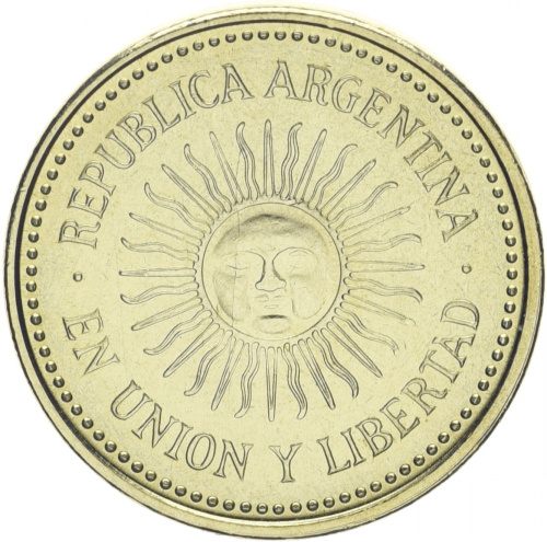 фото Аргентина 5 сентаво 2010 UNC