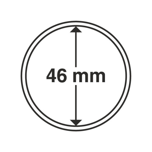 фото Капсула для монеты 46 мм, Leuchtturm