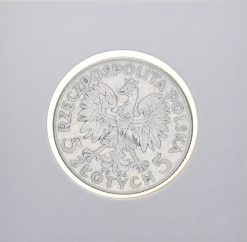 фото Польша 5 злотых 1934 Серебро F-VF