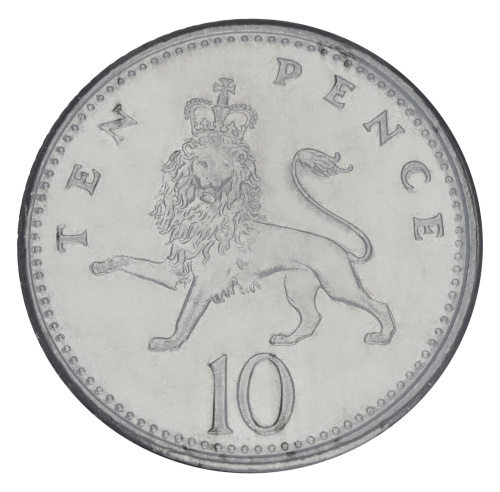 фото Великобритания 10 пенсов 1992 F-VF