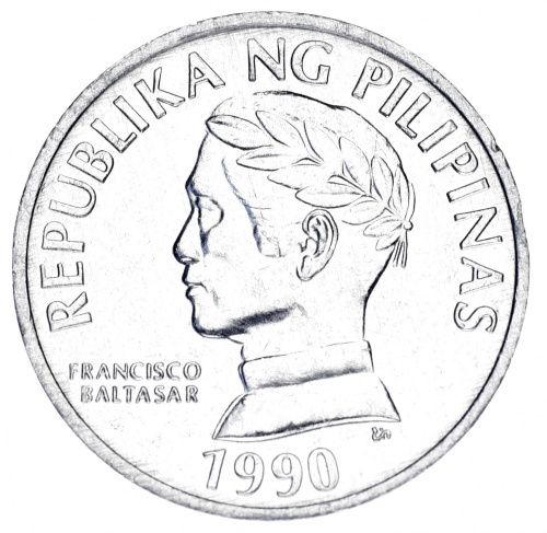 фото Филиппины 10 сентим 1990 AU-UNC Рыба