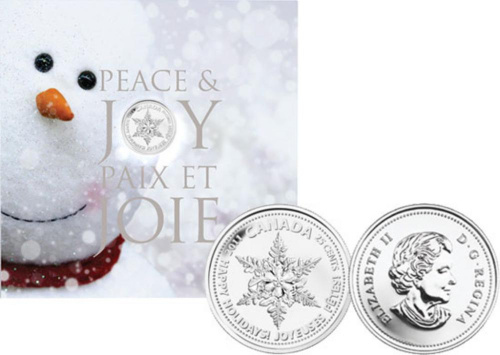 фото Канада набор из 7 монет 2011 «Снежинка» UNC