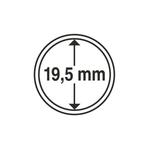 фото Капсула для монеты 19,5 мм, Leuchtturm