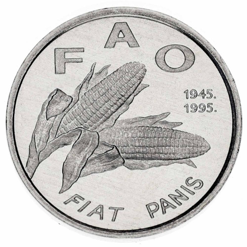 фото Хорватия 1 липа 1995 AU-UNC FAO ФАО Кукуруза (KM#13)