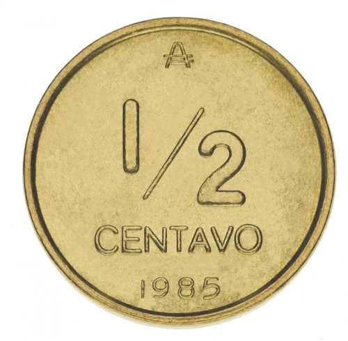 фото Аргентина 1,5 сентаво 1985 VF-AU Птица