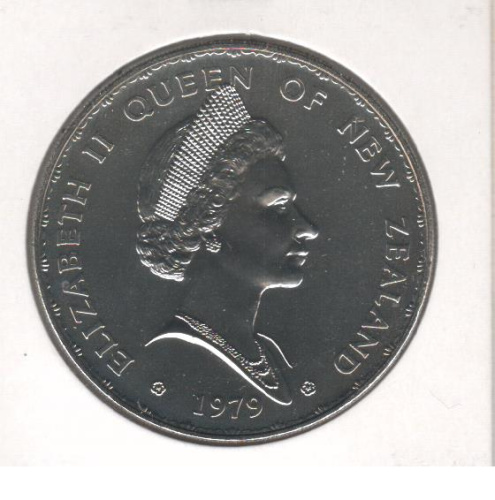 фото Новая Зеландия 1 доллар 1979 UNC (KM#48)