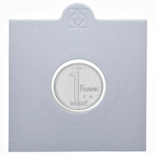 фото Бельгия 1 франк 1997 UNC (KM#188)