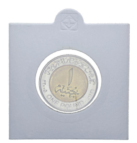фото Египет 1 фунт 2005 Биметалл AU-UNC