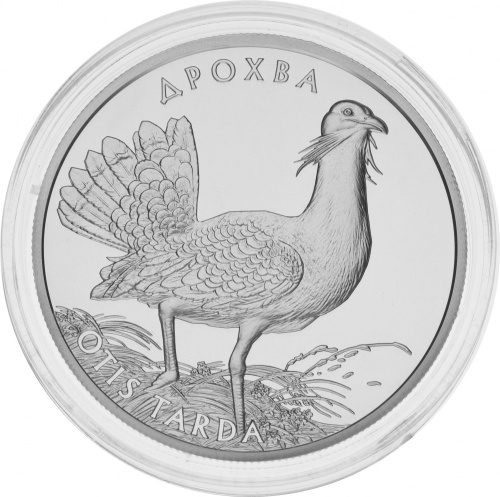 фото Украина 10 гривен 2013 Серебро UNC Дрофа (Ag 925, унция, 31.1 грамм в чистоте)