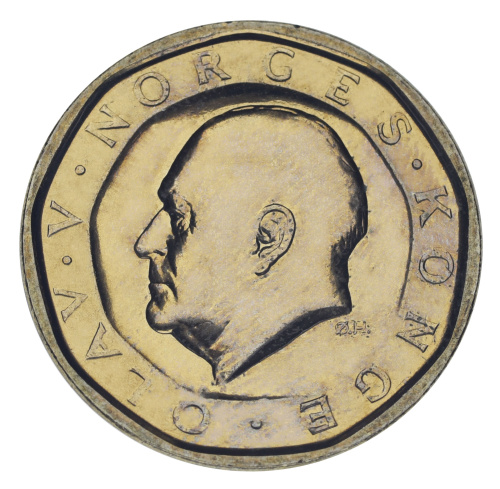 фото Норвегия 10 крон 1983 UNC