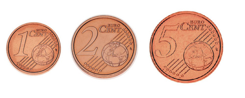 фото Сан-Марино набор из 3 монет 2006 UNC 1, 2, 5 евроцентов
