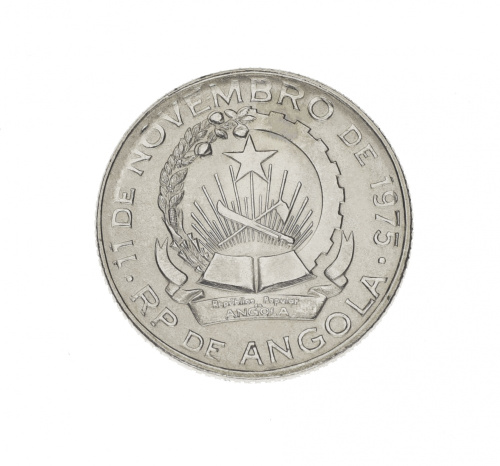 фото Ангола набор из 6 монет 1975-1978 AU-UNC 50 лвей, 1, 2, 5, 10, 20 кванза