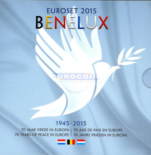 фото Бенилюкс набор монет евро 2015 UNC (8 штук)