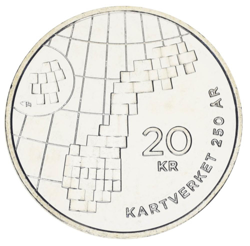 фото Норвегия 20 крон 2023 UNC Памятная
