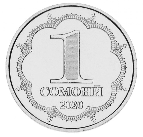 фото Таджикистан 1 сомони 2020 UNC