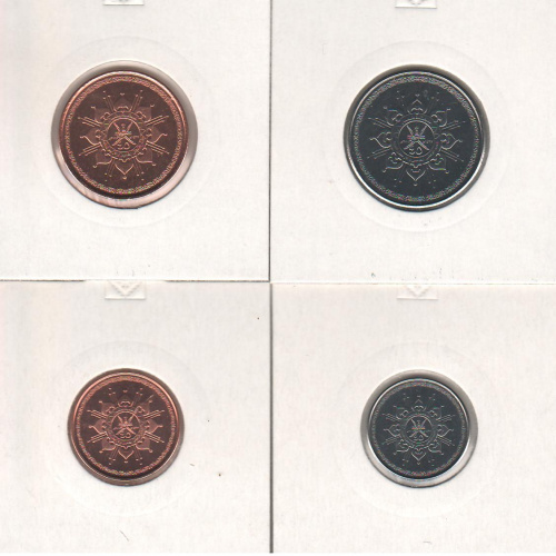 фото Оман набор из 4 монет 2015 UNC 5, 10, 25, 50 байза