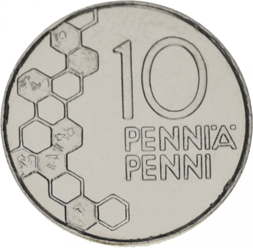 фото Финляндия 10 пенни 1997 UNC