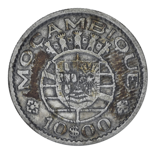 фото Мозамбик 10 эскуда 1954 Серебро F-VF