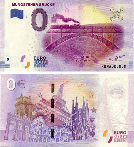 фото Германия 0 ЕВРО 2017 UNC Мюнгстенский мост